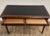 Late 20th Century Vintage Regency Revival Directoire Style Leather Top Writing Desk Library Table For Sale - Image 5 of 13