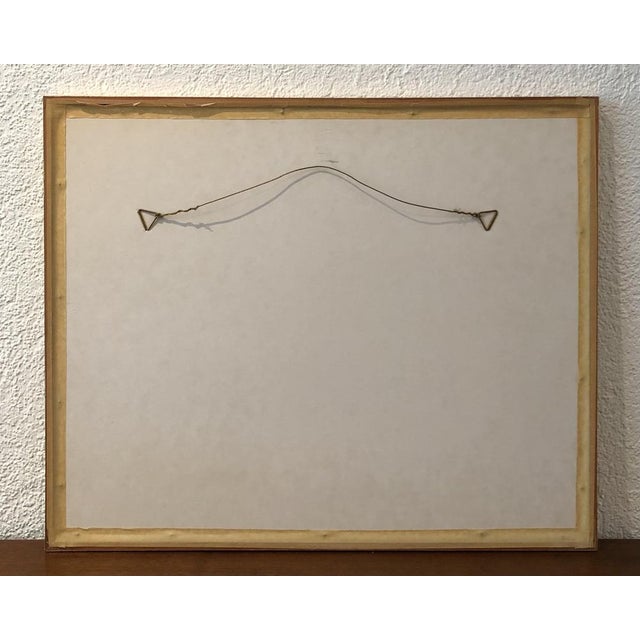 Ettore Verdesi, A la campagne, 1984, Watercolor on Paper, Framed For Sale - Image 8 of 9