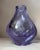Vintage Hand Blown Miroslav Klinger Purple Glass Crystal Czech Art Glass Vase For Sale In New York - Image 6 of 12