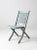 Farmhouse Antique Painted Wood Folding Chair For Sale - Image 3 of 12