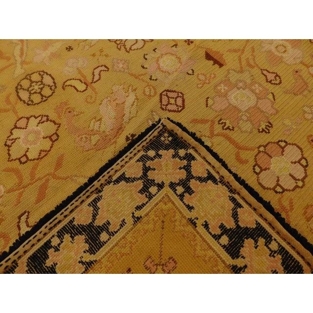 Vintage Hand-Woven Portuguese Sumac Rug For Sale - Image 12 of 13