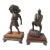 Miyao Fisuke Meiji Japanese Gilt and Bronze Figures- A Pair of 2 For Sale