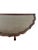 Vintage Southampton Demilune Console Table With Cane & Glass Top For Sale - Image 11 of 18