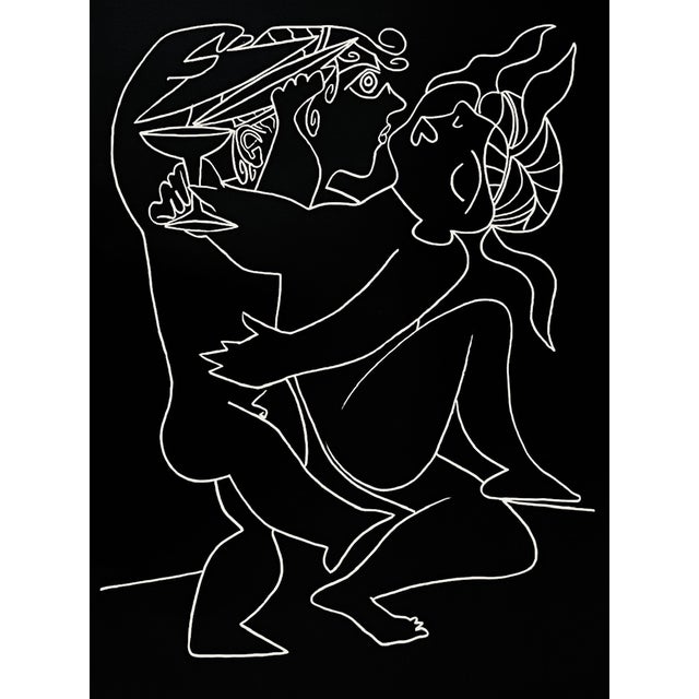 Artist: Francoise Gilot Country: France Title: Together A One Step Medium: Lithograph Marks: Not signed, not numbered...