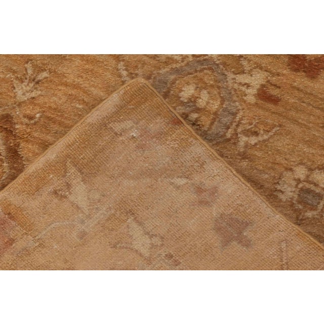 Beige Traditional Tabriz Inspired Beige 'Fragment' Rug by Doris Leslie Blau For Sale - Image 8 of 8