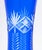 Blue Cobalt Blue Cut Glass Flaring Vases, Pair For Sale - Image 8 of 9
