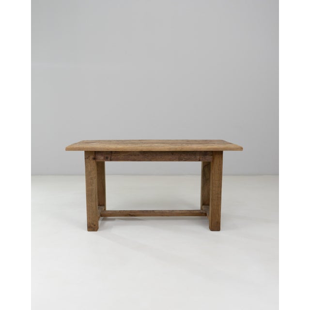 French Provincial 1920s French Oak Dining Table In Original Patina For Sale - Image 3 of 18