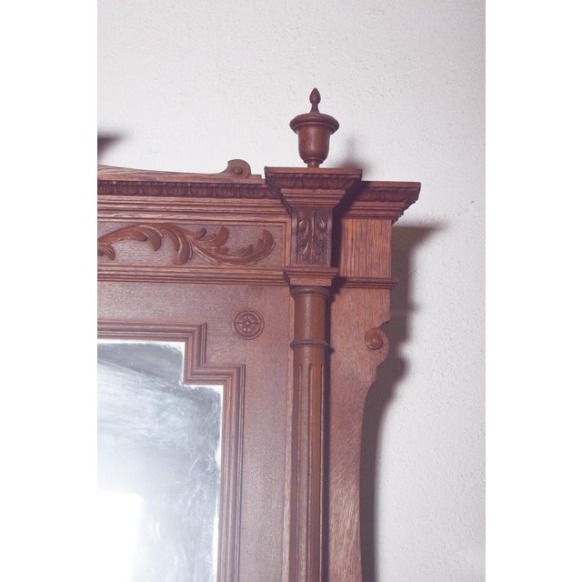 Antique Empire Wooden Mirror, 1800s For Sale - Image 10 of 15