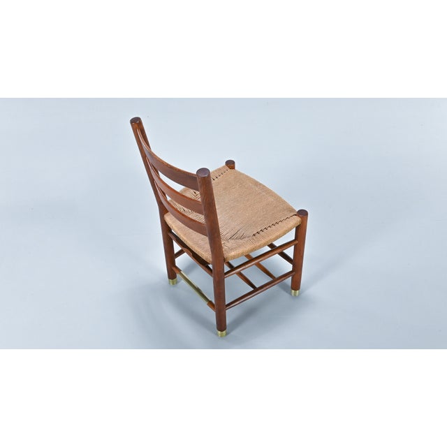 1950s Danish Church Chairs in Oak by Viggo Hardie-Fischer for Sorø Møbelfabrik. 1950s, Set of 6 For Sale - Image 5 of 18