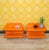 Space Age Orange Plastic Wall Shelf, 1970s For Sale - Image 9 of 14