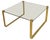 Brass Coffee Table by Friedrich Wilhelm Möller for Ronald Schmitt, 1970s For Sale