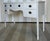 English Petite 19th Century English Sideboard in the Fabulous Things Sand Burlap Finish For Sale - Image 3 of 8