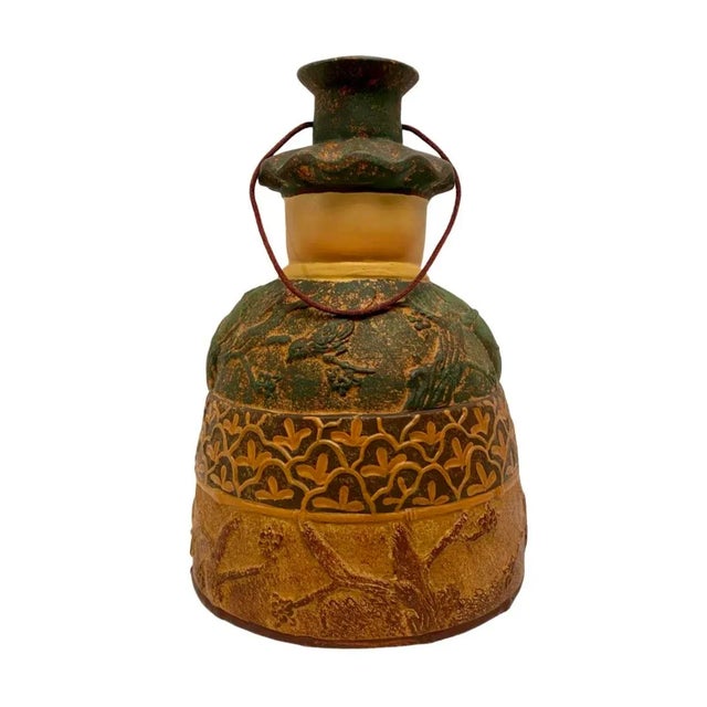 Chinese Vintage Terracotta Chinese Man Figural Sculpture Large Birdhouse Oriental Decor For Sale - Image 3 of 6