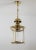 Italian Brass and Glass Pendant Lamp, 1970s For Sale - Image 10 of 14