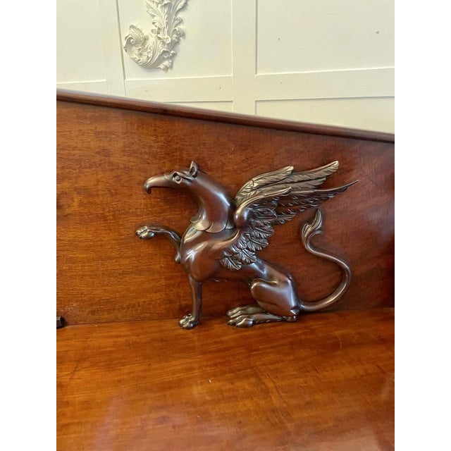 William IV Carved Mahogany Sideboard, 1850s For Sale - Image 11 of 17