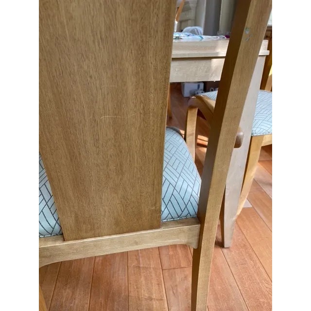 Ethan Allen Contemporary Maple Chairs- Set of 6 For Sale - Image 11 of 12