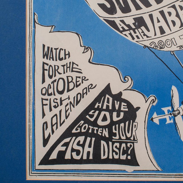 Original Concert Poster, American, Country Joe & the Fish, Berkeley Free Press For Sale - Image 6 of 10