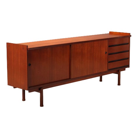 Vintage Sideboard in Teak, 1960s For Sale
