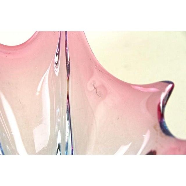 Vintage Murano Sommerso Glass Bowl, 1960 For Sale - Image 6 of 18