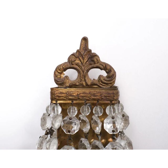 Chrystal Wall Lights, France, 1958, Set of 2 For Sale - Image 4 of 9