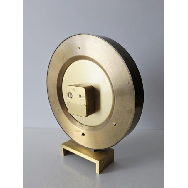 World Time Mantel Clock by Heinrich Möller for Kienzle, Germany, 1950s For Sale - Image 12 of 17