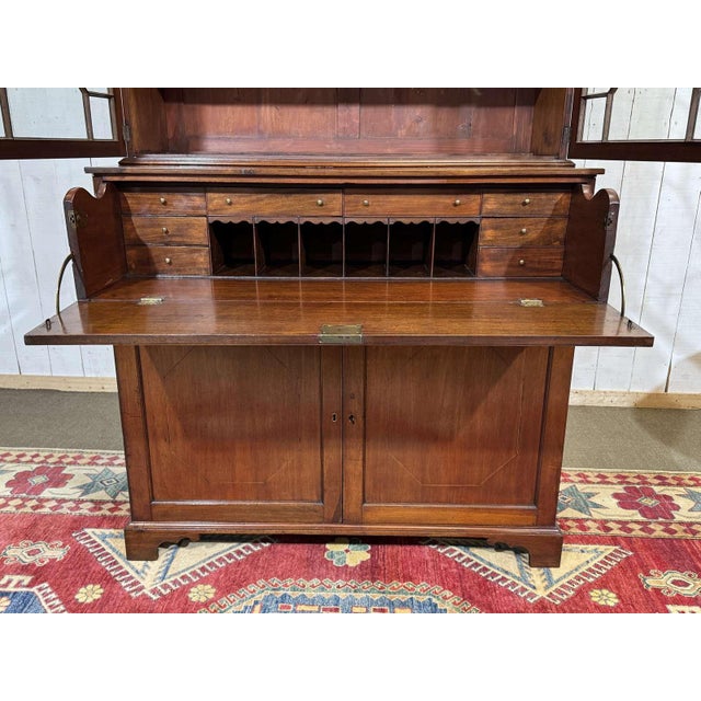 19th Century Victorian Mahogany Writing Desk For Sale - Image 11 of 18