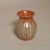 Early 21st Century Hand-Thrown Studio Pottery Bud Vase With Warm Terracotta Glaze and Vertical Slip Trailing For Sale - Image 5 of 9