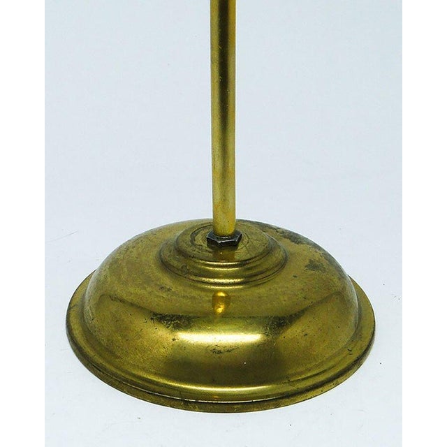 Mid-Century Modern Mid-Century Glass and Brass Pendant Lamp, 1950s For Sale - Image 3 of 7