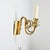 Metal Vintage French Brass & Glass Wall Sconces - A Pair For Sale - Image 7 of 14