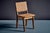 Jens Risom Oak Chairs with Leather Webbing by Jens Risom for Knoll, France, 1950s, Set of 2 For Sale - Image 4 of 15