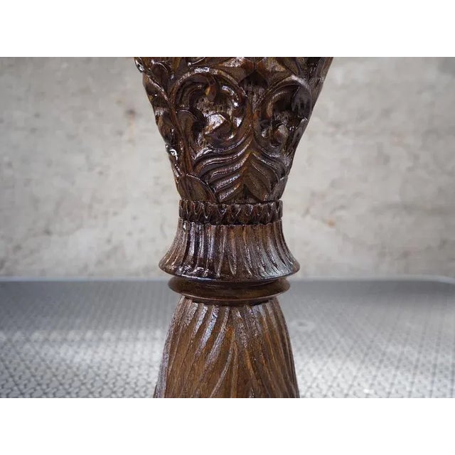 Mid-Century Wooden Vase, Czechoslovakia, 1960s For Sale - Image 10 of 13