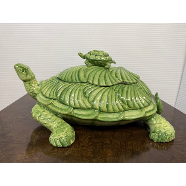 Ceramiche d'Arte San Marco Nove, Vincenza Turle Tureen, Stamped For Sale In San Francisco - Image 6 of 12