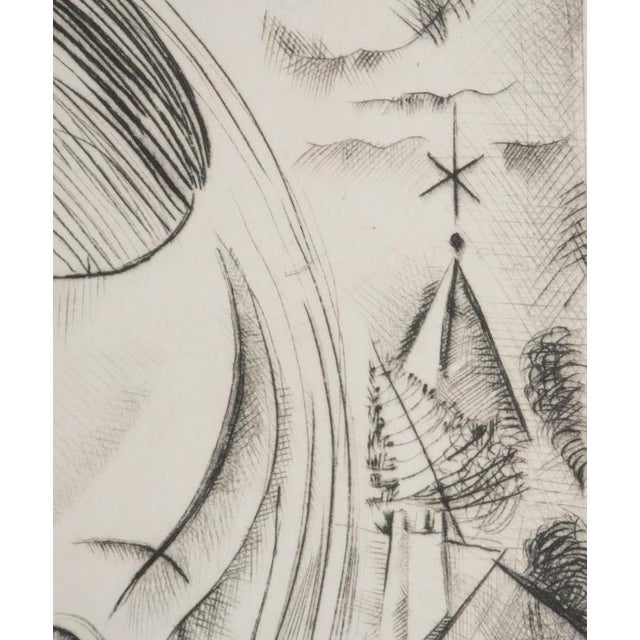 Mily Possoz, Young Women with a Parakeet, Original Signed Engraving For Sale - Image 7 of 9