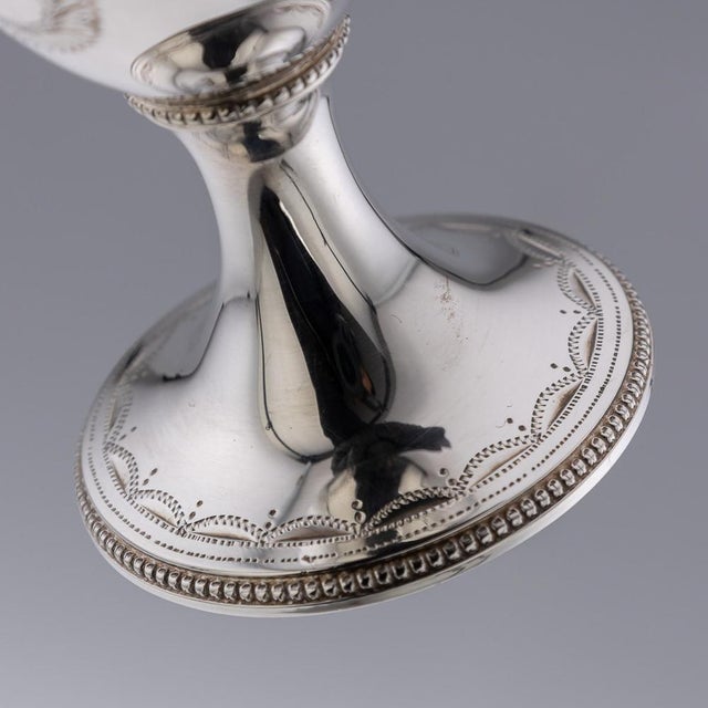 20th Century Elizabeth II Silver Punch Set by C. J. Vander, 1973, Set of 8 For Sale - Image 12 of 18