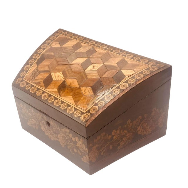 19th Century Tunbridge Style Correspondence Box For Sale In Dallas - Image 6 of 7