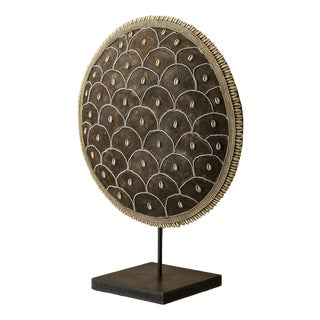 Cowrie Shell Shield, Cameroon For Sale