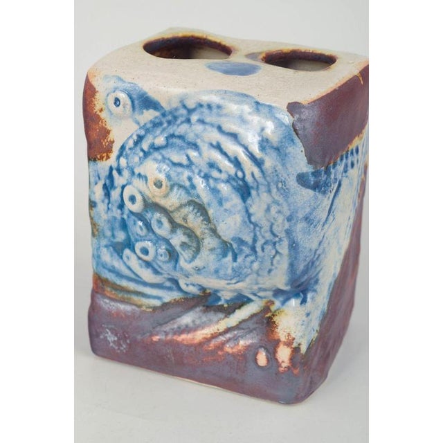 Modern Vase with Experimental Glaze by Carl-Harry Stålhane for Designhuset, 1970s For Sale - Image 3 of 5