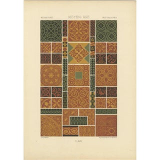 Firmin-Didot after Albert Racinet, XLVI of L’Ornement Polychrome, 1869, Paper For Sale
