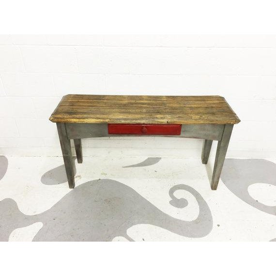Vintage Mexican Pine Console Chairish