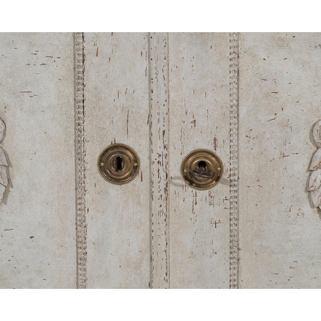 Gustavian (Swedish) 19th Century Gustavian Sideboard with Carvings For Sale - Image 3 of 8