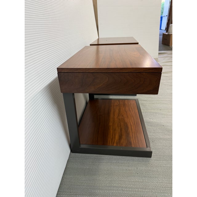 William Eastburn Design for Crate & Barrel Blair Nightstands, Pair For Sale In San Francisco - Image 6 of 12
