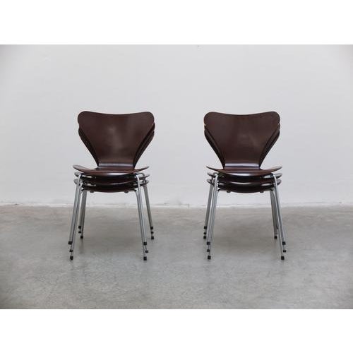 Series 7 Chairs by Arne Jacobsen for Fritz Hansen, 1975, Set of 6 For Sale - Image 17 of 18