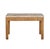 Mid-Century Modern Matthew Izzo Home Mango Wood and Marble Top Desk For Sale - Image 3 of 5