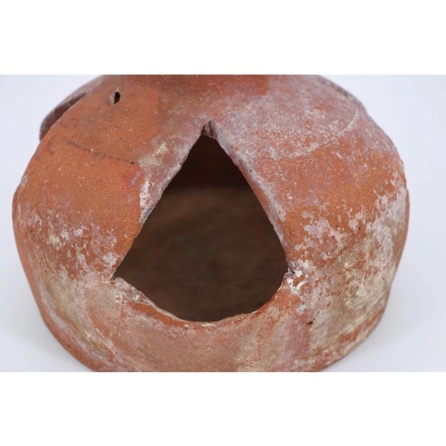 Ceramic 18th Century Portuguese Baroque Terracotta Table Lantern For Sale - Image 7 of 12