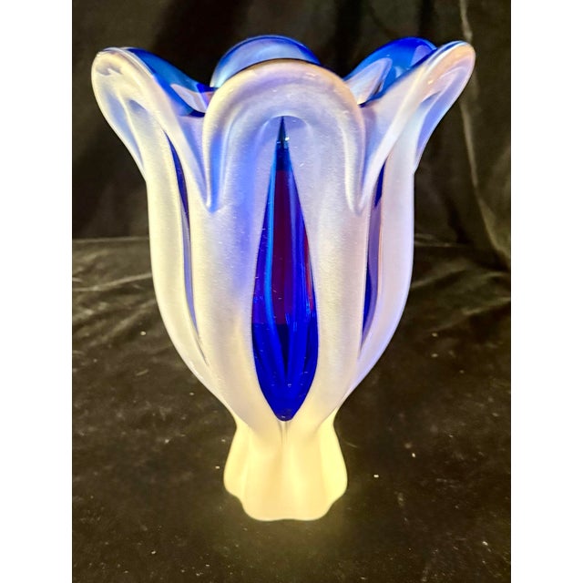 Mid 20th Century Josef Hospodka Czech Art Glass Sculpture For Sale - Image 11 of 12