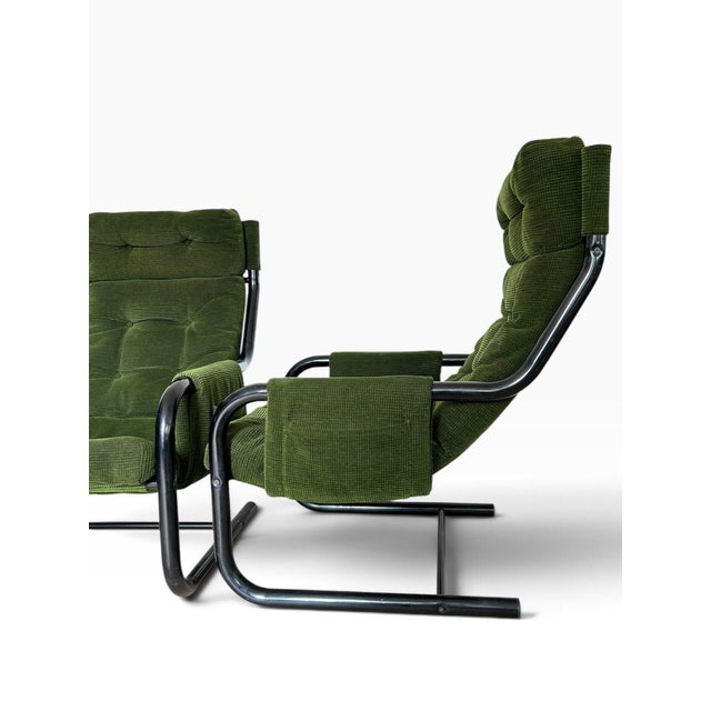 Holy Chenille Armchairs by Diego Mattu for 1P (Uno Pi), 1970, Italy, Set of 2 For Sale - Image 6 of 14