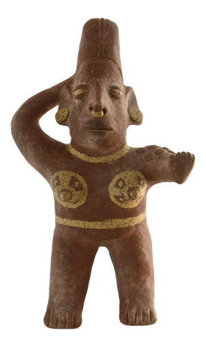 South American Terracotta Folk Idol