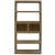 2010s Light Natural Raw Wood Shutter Doors Bookcase Divider Cabinet For Sale - Image 5 of 7