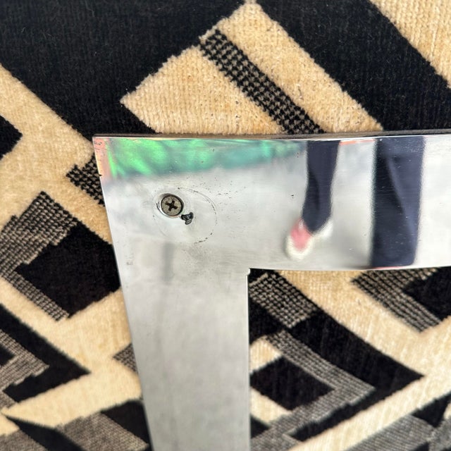 Mid-Century Modern Chrome Sofa by Flair in the Style of Milo Baughman For Sale - Image 10 of 12