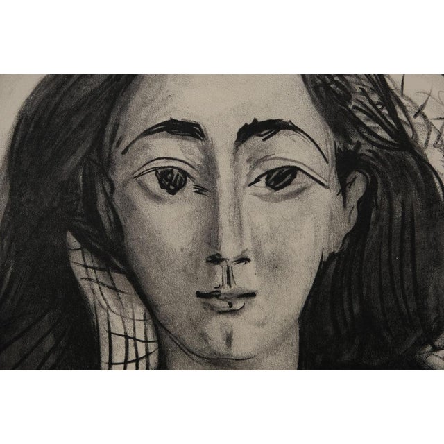 Pablo Picasso, Portrait of Jacqueline, Lithograph For Sale - Image 4 of 7